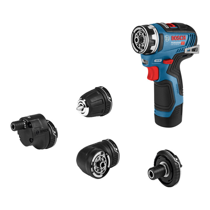 BOSCH Perceuse-visseuse sans fil à mandrin interchangeable, Type: GSR1235FCS
