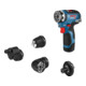 Bosch Perceuse-visseuse sans fil GSR 12V-35 FC, 2 x batterie GBA 12V 3,0Ah, 5 accessoires dans L-BOXX