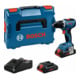 Bosch Perceuse-visseuse sans fil GSR 18V-65 avec 2 x batterie ProCORE18V 4.0Ah, coffret L-BOXX
