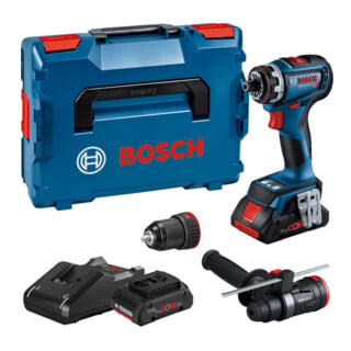 Bosch Perceuse-visseuse sans fil GSR 18V-90 FC, 2 x batterie ProCORE18V 4,0Ah, L-BOXX