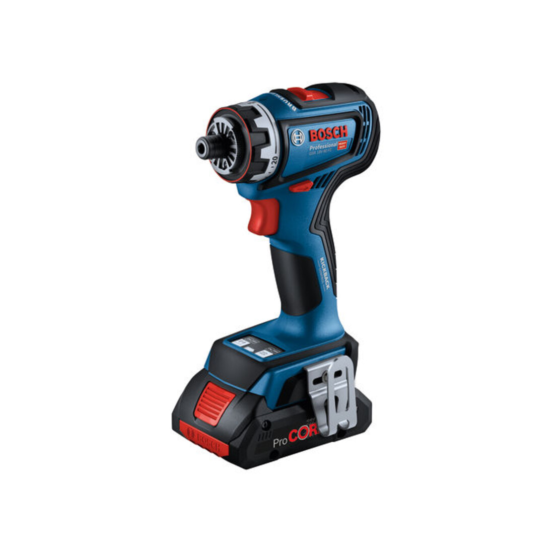 Bosch Perceuse-visseuse sans fil GSR 18V-90 FC, 2 x batterie ProCORE18V 4,0Ah, L-BOXX