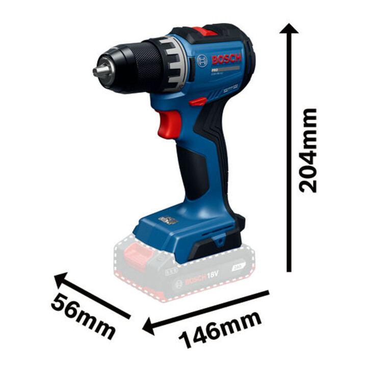 Bosch Perceuse-visseuse sans fil GSR18V-52 en L-BOXX