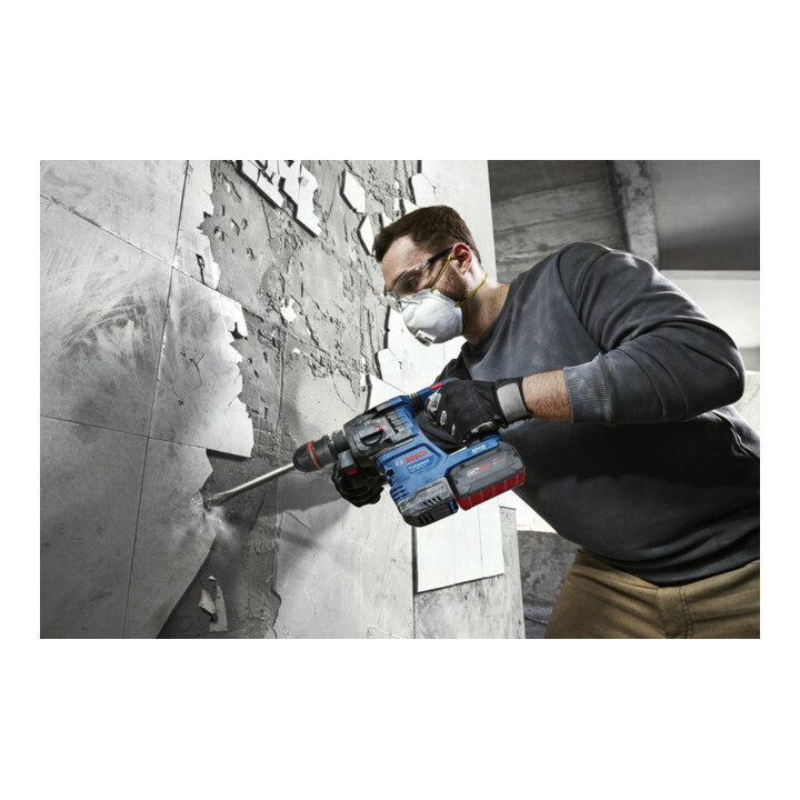 Bosch Perforateur sans fil avec ONECHUCK GBH 18V-22 X, 2 x batterie GBA 18V 4.0Ah en L-BOXX 136