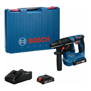 Bosch Perforateur sans fil SDS plus GBH 18V-18, 2 x batterie GBA 18V 2.0Ah, coffret artisan