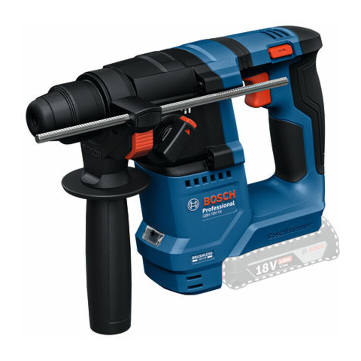 Bosch Perforateur sans fil SDS plus GBH 18V-18, 2 x batterie GBA 18V 2.0Ah, coffret artisan
