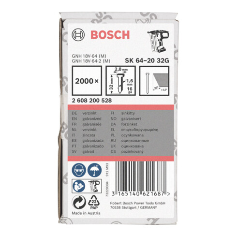 Bosch Perno svasato SK64 20G