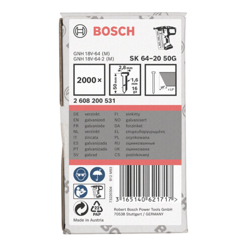 Bosch Perno svasato SK64 20G