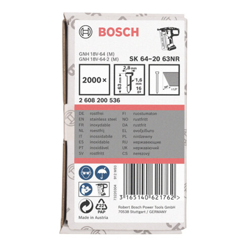 Bosch Perno svasato SK64 20NR