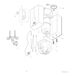 Bosch Petit chauffe-eau TR2500 TO 10 B 10L sur table