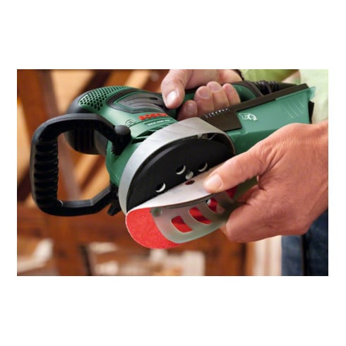 Bosch PEX 400 AE excentrische schuurmachine, papierassistent
