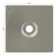 Bosch Piastra antimanomissione 150 x 150 mm per portautensili 1 618 609 003-5
