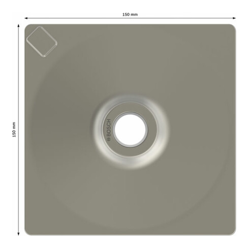 Bosch Piastra antimanomissione 150 x 150 mm per portautensili 1 618 609 003