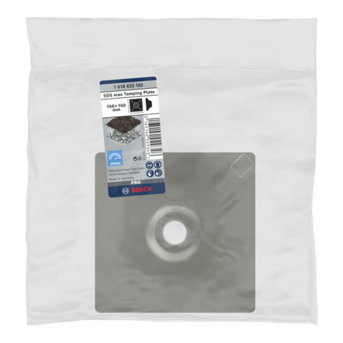 Bosch Piastra antimanomissione 150 x 150 mm per portautensili 1 618 609 003