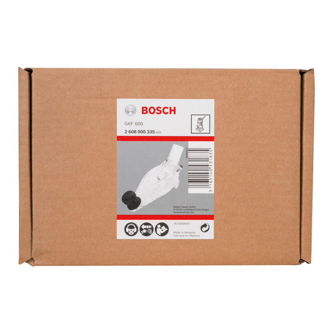 Bosch Piastra di base con impugnatura e bocchetta di aspirazione