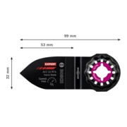 Bosch Piastra di levigatura EXPERT Sanding Finger Fine AVZ 32 RT4 per utensili multifunzione 32x50mm-2