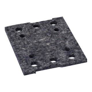Bosch Piastra di rettifica 110x100mm con feltro