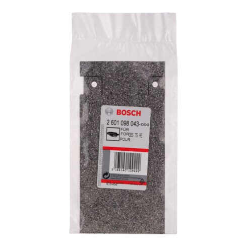 Bosch Piastra di rettifica fine per levigatrice a nastro per GBS 75 AE/AE Set