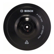 Bosch Piastra in velcro 125mm 8mm
