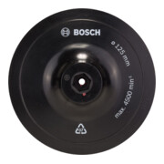 Bosch Piastra in velcro 125mm 8mm