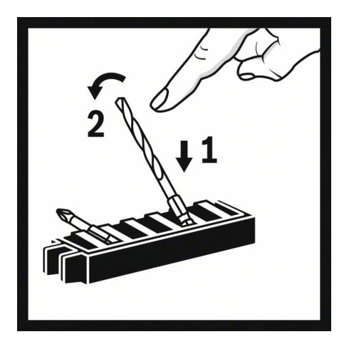 Bosch Pick and Click Impact Control SDB et clé à douille, 36 pièces.