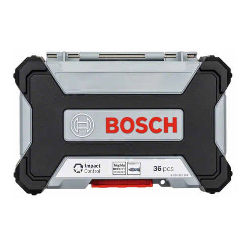 Bosch Pick and Click Impact Control SDB und Steckschlüssel, 36-tlg.