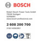 Bosch pince arrière étroite TK40 15G 5,8 mm 1,2 mm 1,2 mm 15 mm galvanisé