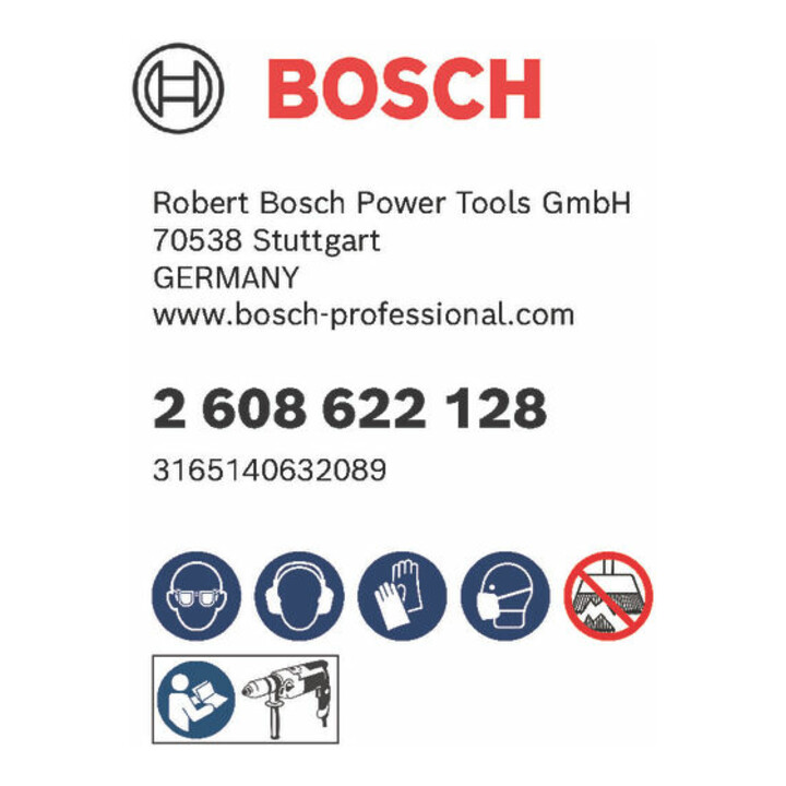 Bosch Pinselbürste gezopft rostfrei 0,35 mm 10 mm 4500 U/ min