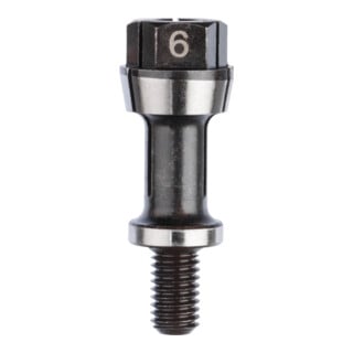 Bosch Pinza con dado di serraggio 6mm per smerigliatrice diritta, per GGS 16