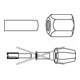 Bosch Pinza di serraggio 1/2", 24mm-4