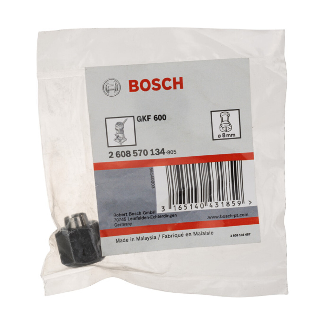 Bosch Pinza di serraggio per fresatrice Bosch GKF 600 Professional