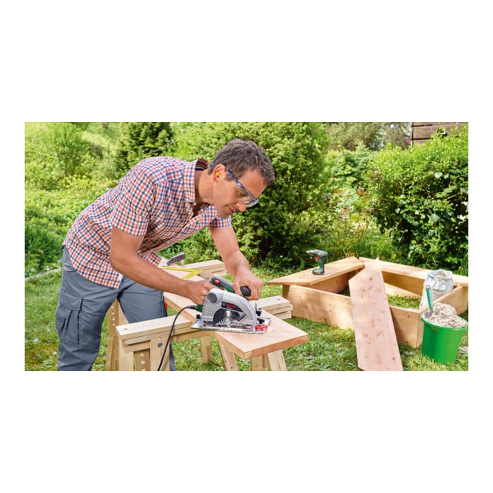 Bosch PKS 40 handcirkelzaag, met Optiline Wood cirkelzaagblad