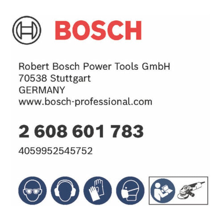 Bosch Plateau de support 115 mm, M14, dur
