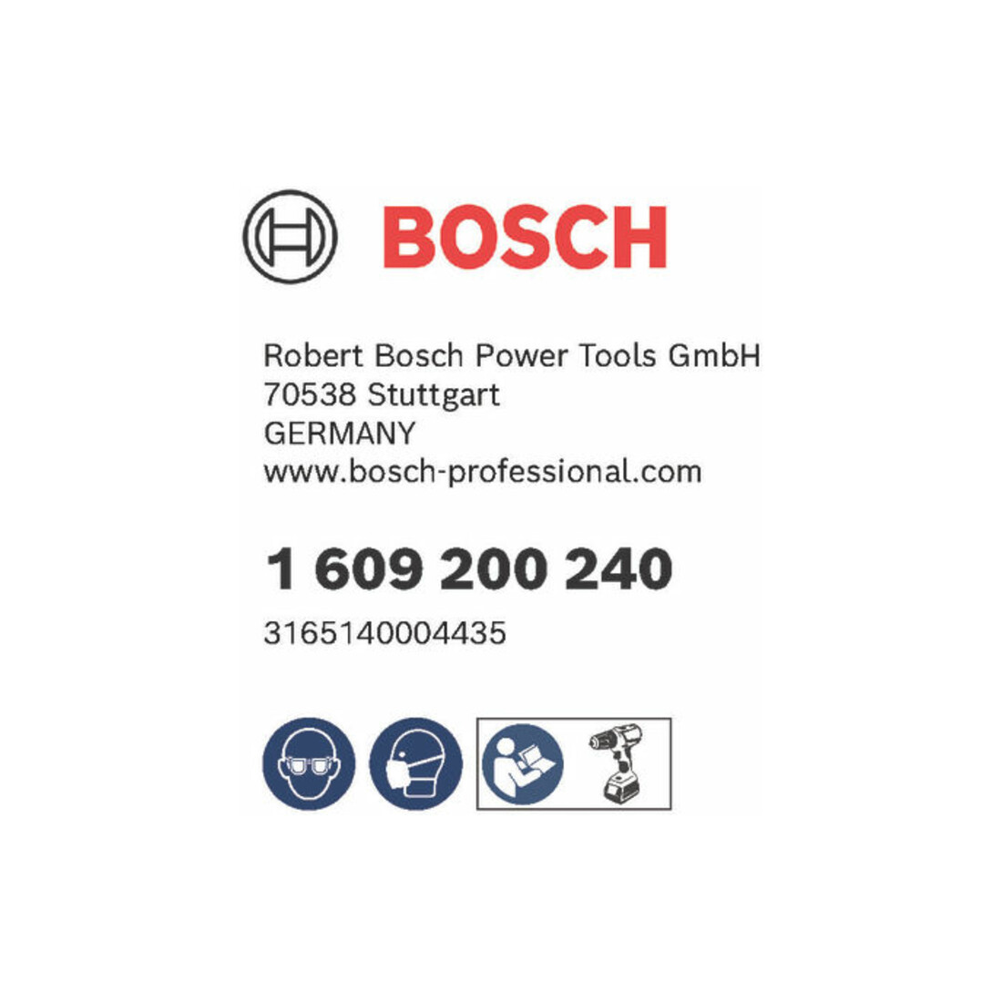 Bosch Platorello 125mm 8mm