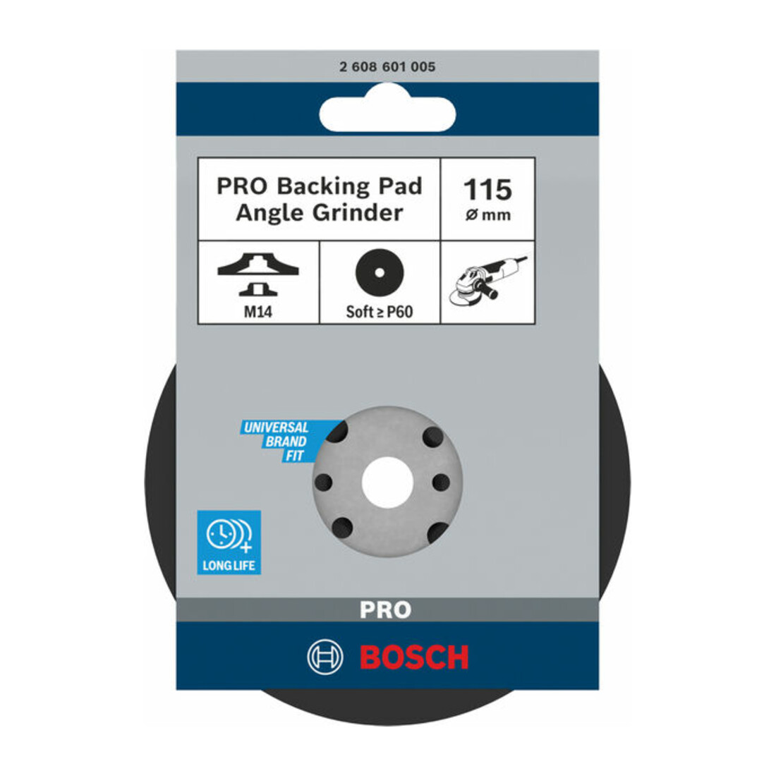 Bosch Platorello Standard M14 115mm 13 300 giri/min.