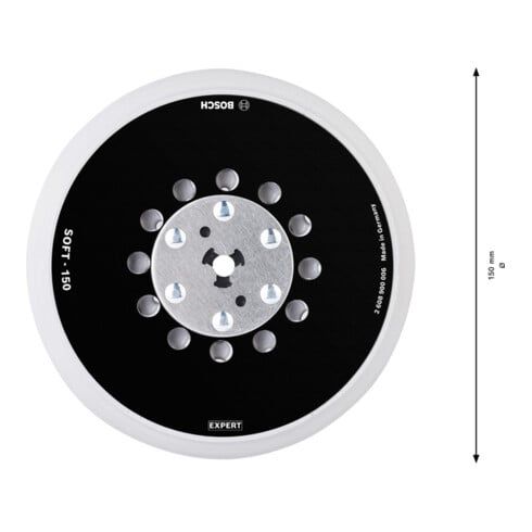 Bosch Platorello universale multiforo EXPERT 150m, soft per levigatrice rotorbitale