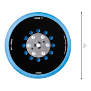 Bosch Platorello universale multiforo EXPERT 150mm, duro per levigatrice rotorbitale-4