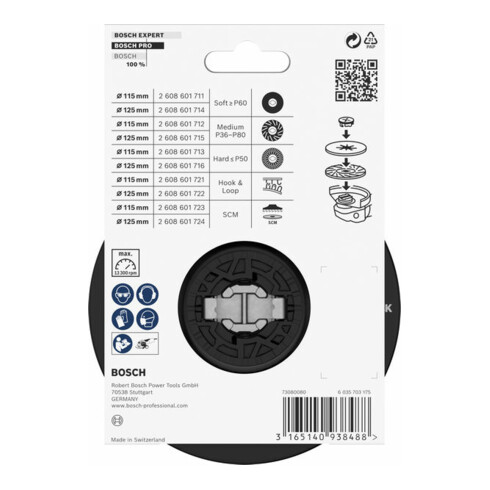 Bosch Platorello X-LOCK, medio duro