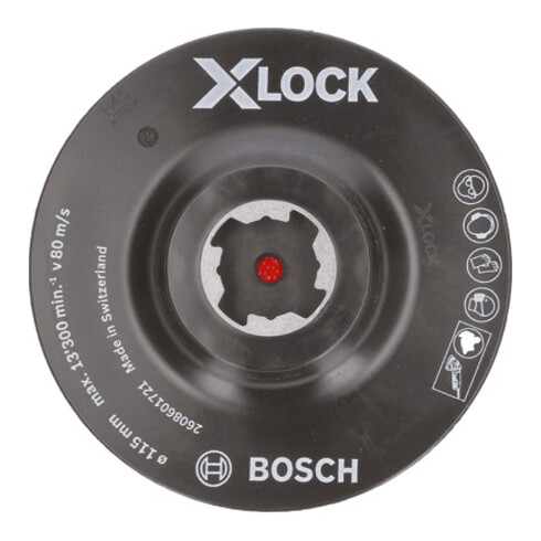 Bosch Platorello X-LOCK, Chiusura in velcro