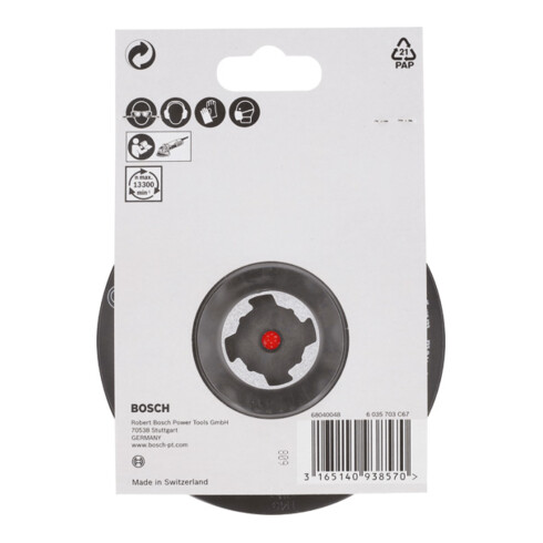 Bosch Platorello X-LOCK, Chiusura in velcro