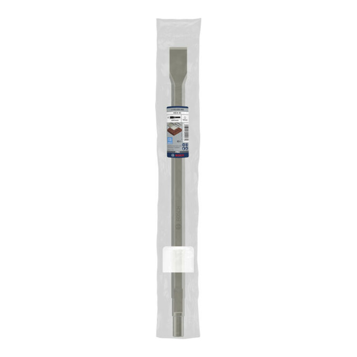 Bosch platte beitel met 19 mm binnenzeskant met omgeslagen kraag 400 x 22 mm