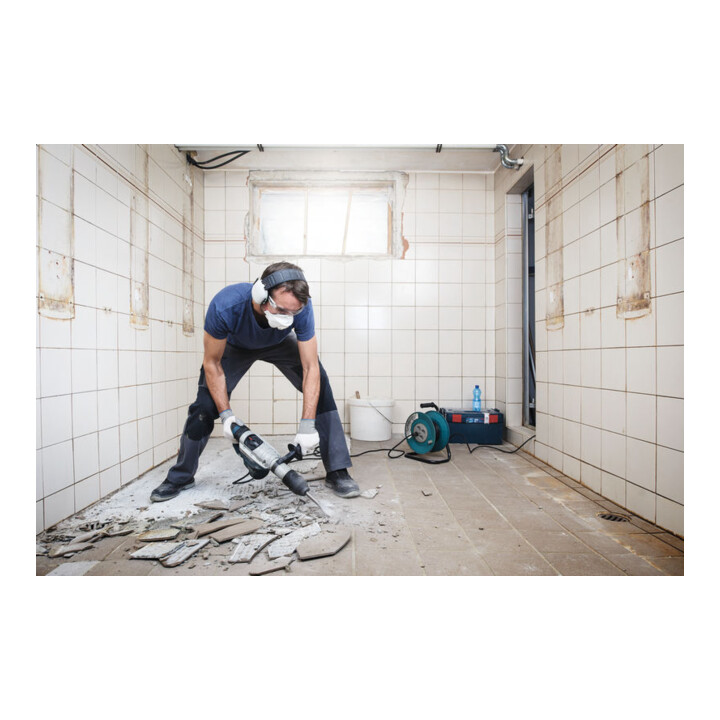 Bosch platte beitel met SDS max opname, 25 x 400 mm, set van 10