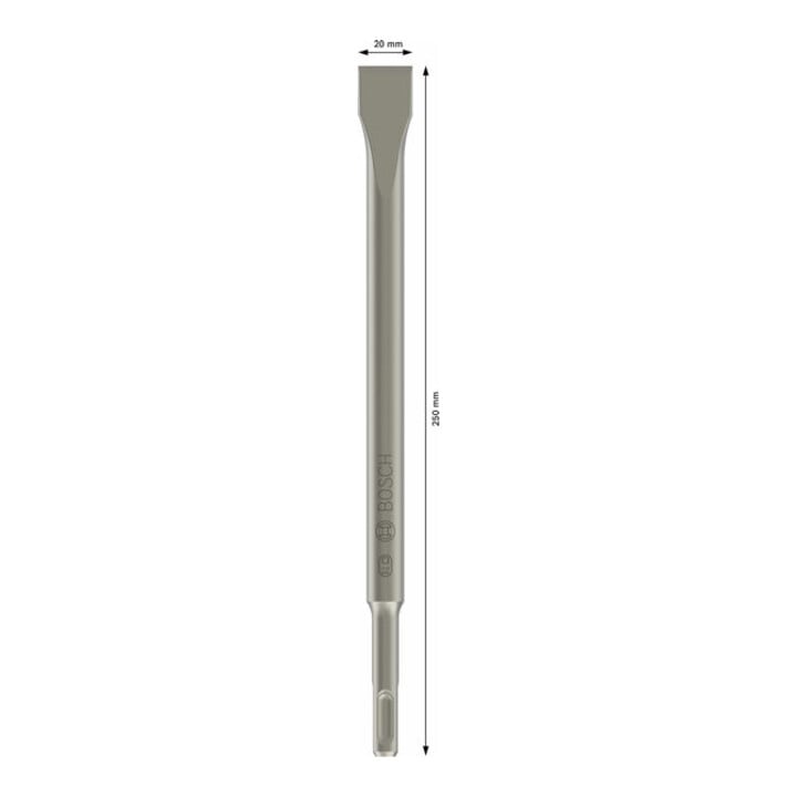 Bosch Platte beitel met SDS-plus opname, 20 x 250 mm