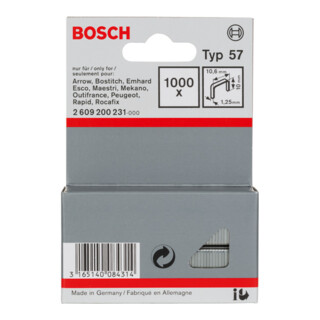 Bosch Platdraadkrammen Type 57