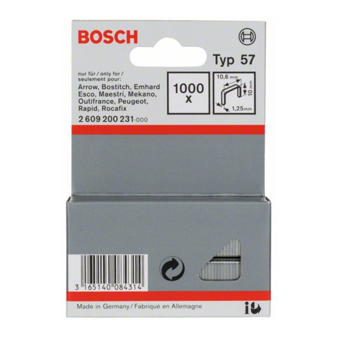 Bosch platte draadklem type 57