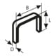 Bosch platte draadklem type 57, 10,6 x 1,25 x 10 mm