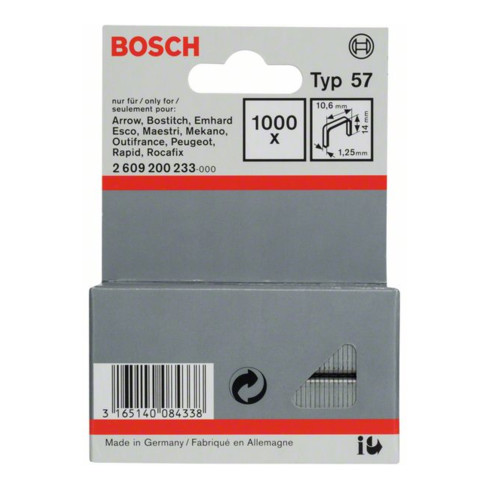 Bosch platte draadklem type 57