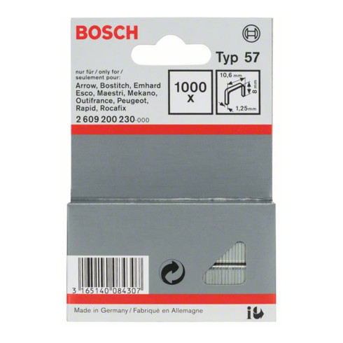 Bosch platte draadklem type 57