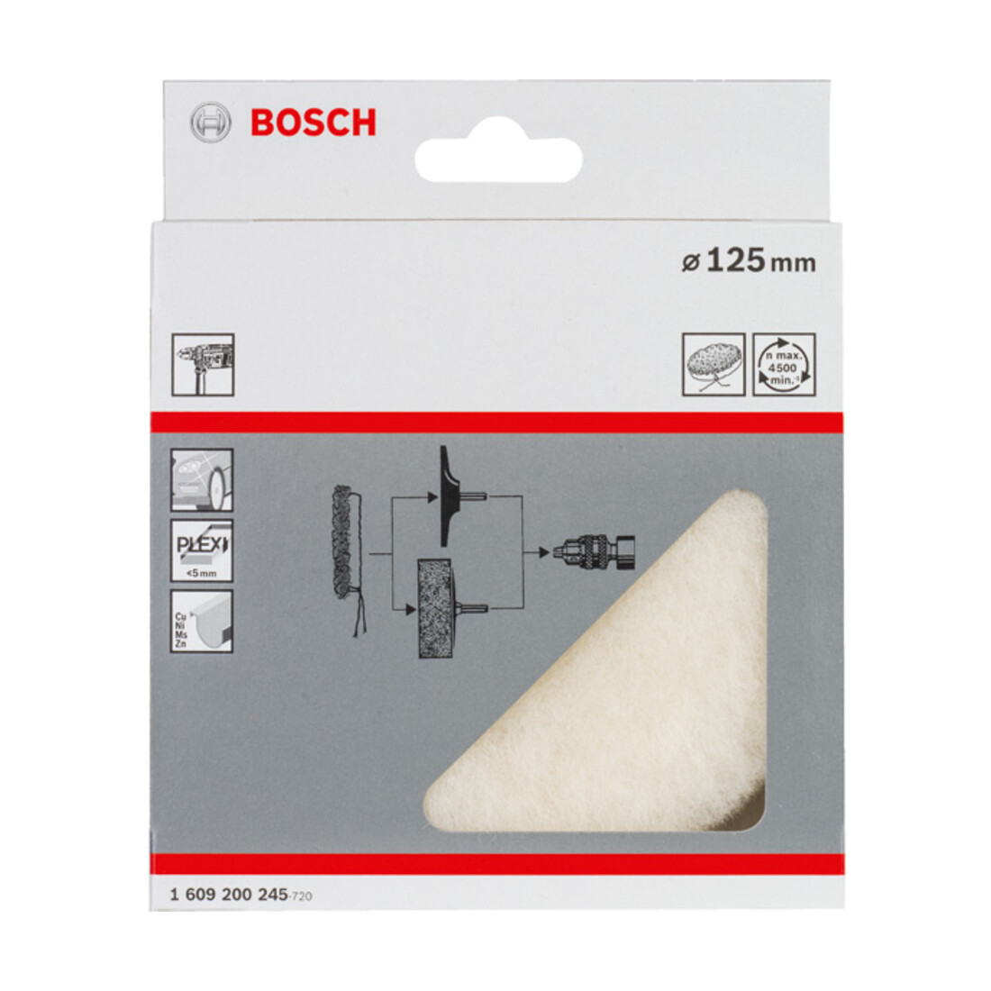 Bosch Polierhaube 125 mm
