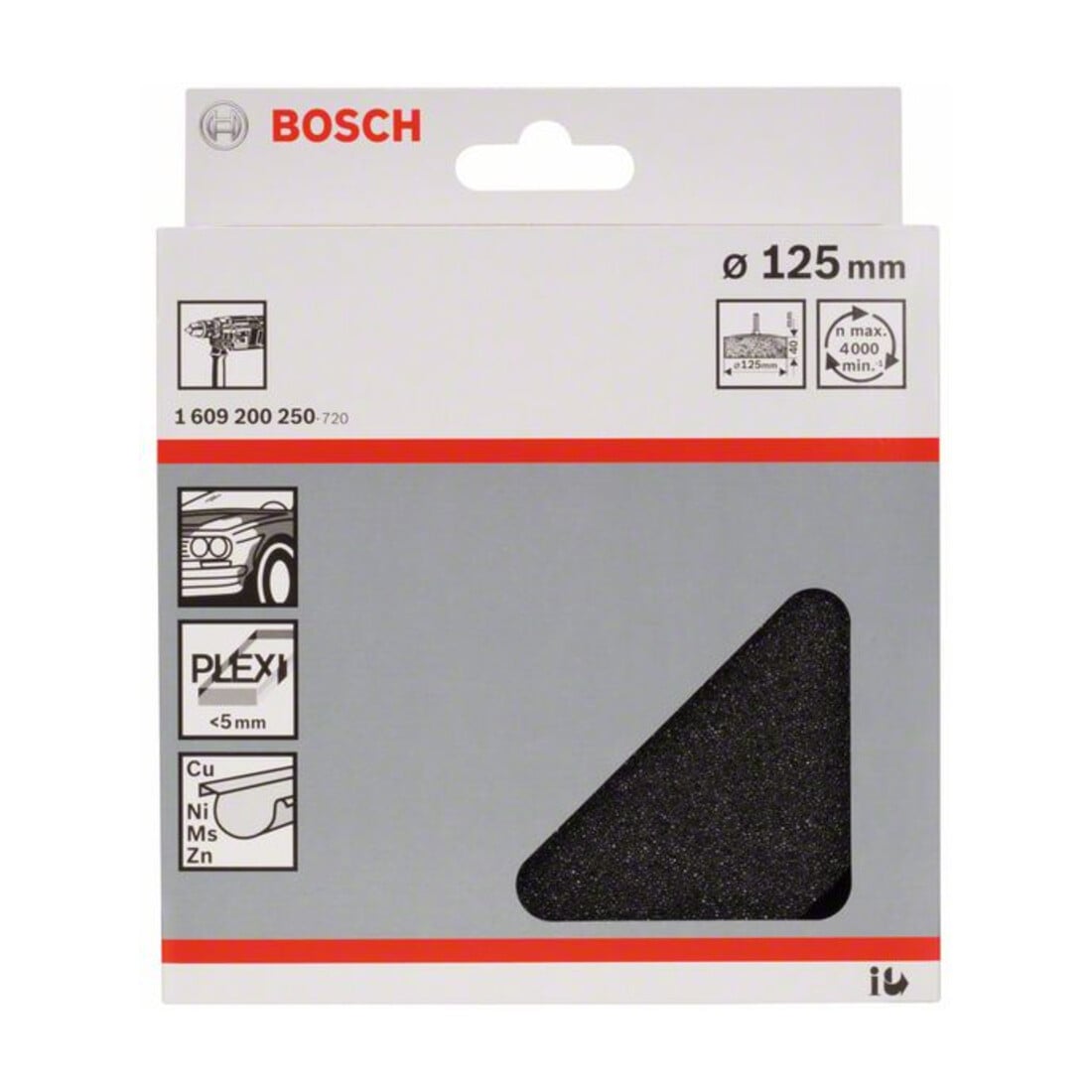 Bosch Polierschwamm 125 mm