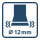 Bosch Polijstmachine GPX 12V-77 77 mm excentrisch 12 mm slagdiameter